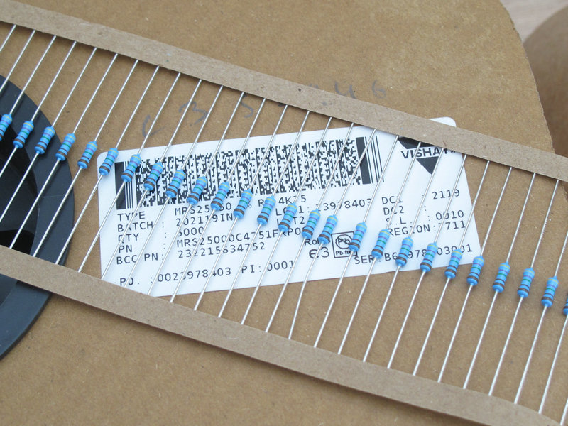 VISHAY-BC Philips Resistor MRS25 MBB0207 Metal Film Full Series Imported Original