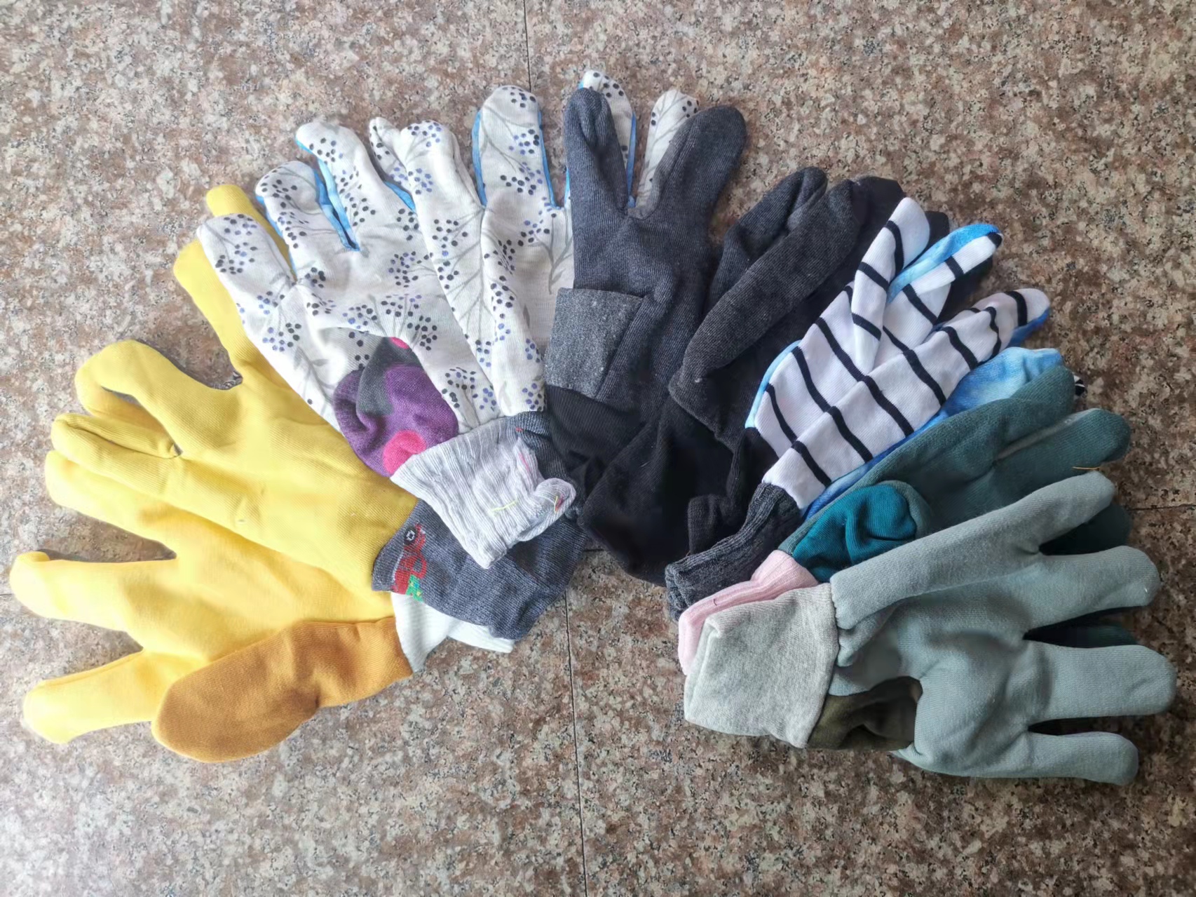 Трёхнитевые защитные флисовые перчатки тепловые, износостойкие, защитные, рабочие, из чистого хлопка, маслостойкие, впитывающие пот, утолщённые