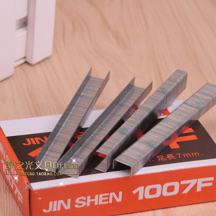 5 коробок с бесплатной доставкой гвоздей для степлера Jinshen 1007F, ручные конские гвозди, дверные гвозди U-образной формы, гвозди для степлера Dali Shi 737