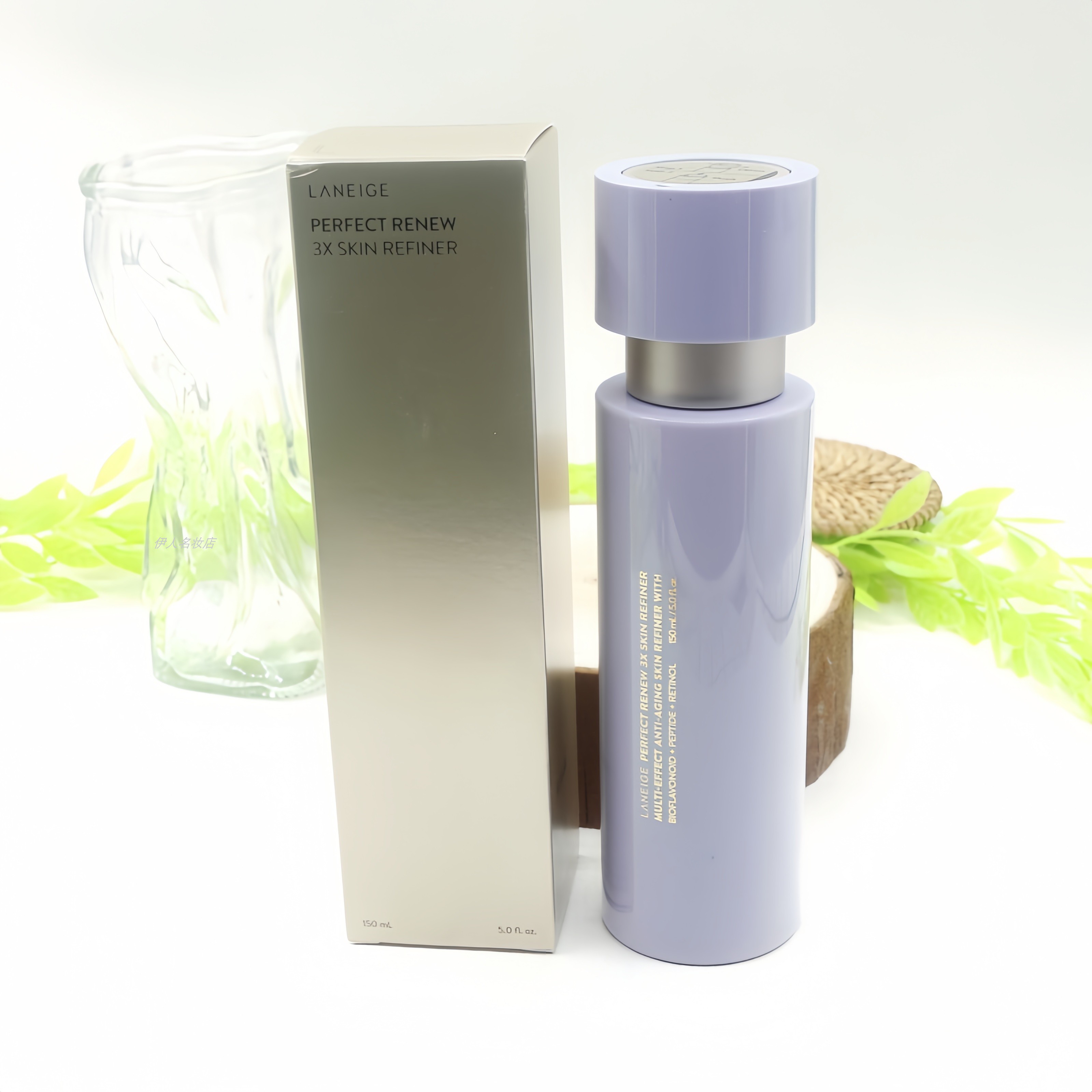 Laneige Perfect Renew Triple Essence Water 150ml with 120ml Gold Moisturizing Tightening Toner
