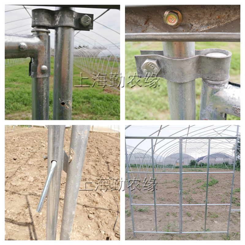 Комплектующие каркаса теплицы для садоводства и разведения - усиленные дверные петли, замки, дверные ручки, рамки и угловые защитные накладки для качающихся дверей