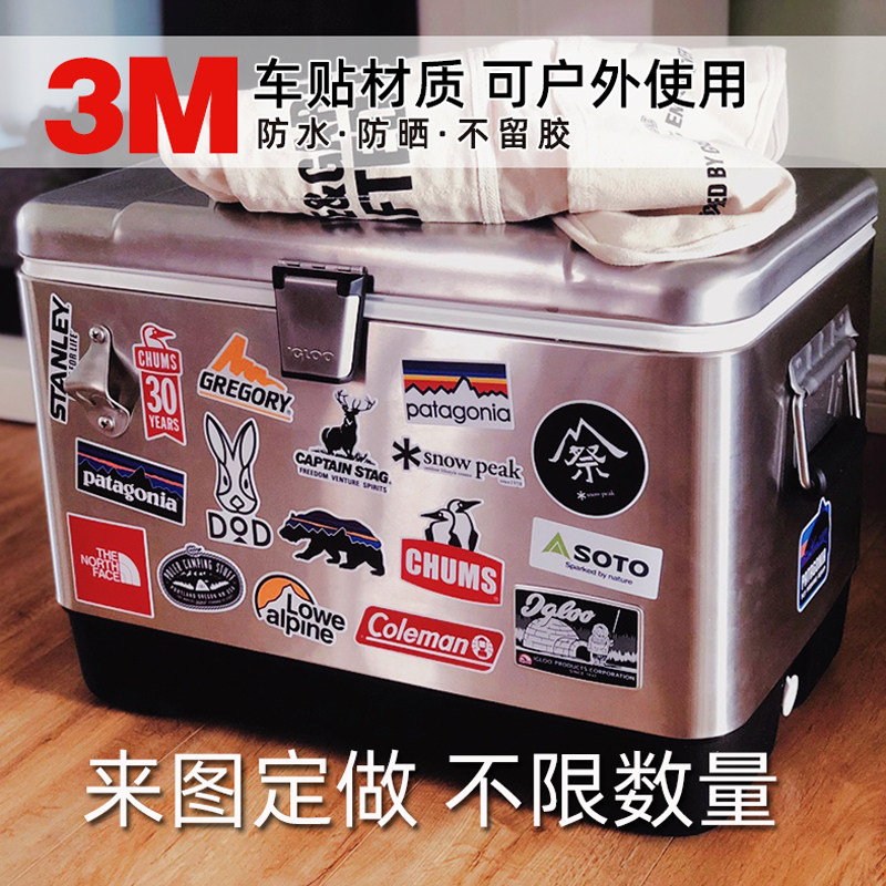 DIY Индивидуальные наклейки для дорожных чемоданов - заказные наклейки с изображением знаменитостей, аниме и мультфильмов из водонепроницаемого материала 3M