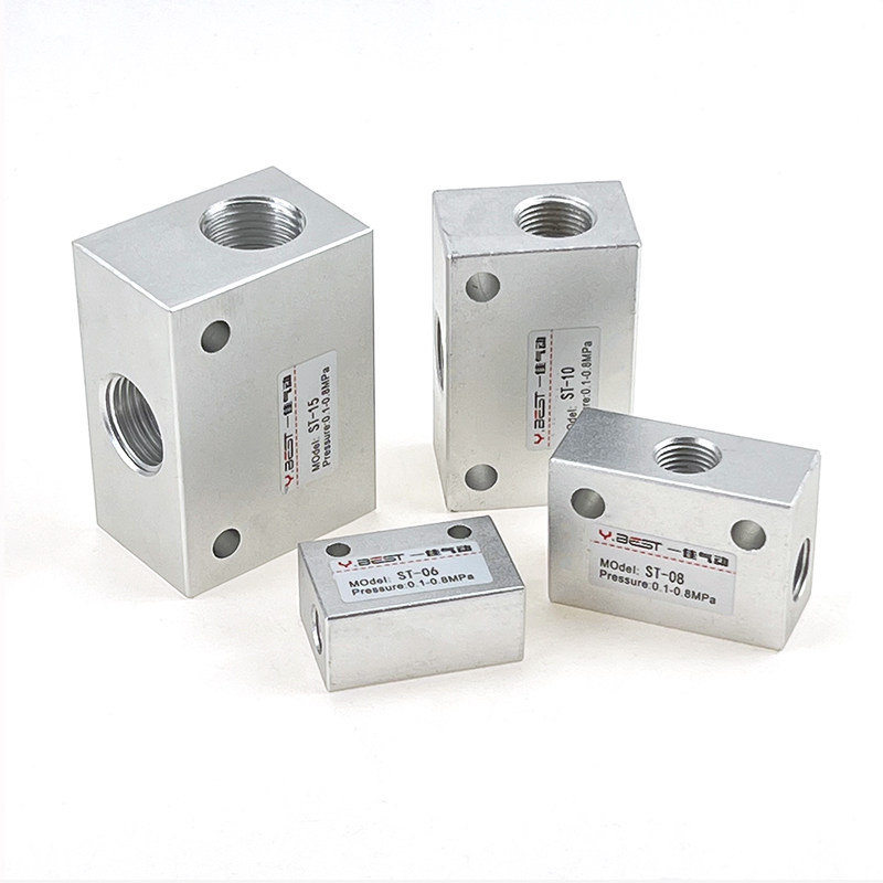 ST-01/02/03/04气动梭阀梭动阀流量控制阀气控阀替KS-06/08/10/15