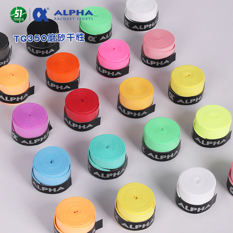 ALPHA впитывающая лента TG600 для теннисных и бадминтонных ракеток, матовое сухое покрытие 350, накладка на ручку удочки