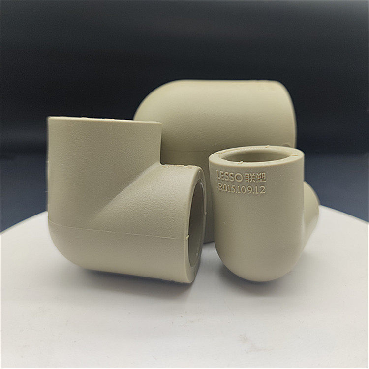 Фитинги для труб Liansu PPR с горячей сваркой 90 градусов, равнопроходной поворот 20 25 32 40 50 мм