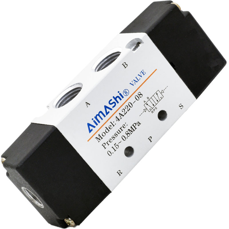 Пневматический управляющий клапан распределительного типа 4A210/220-08/230C с двойным воздушным управлением 310-10/410-15