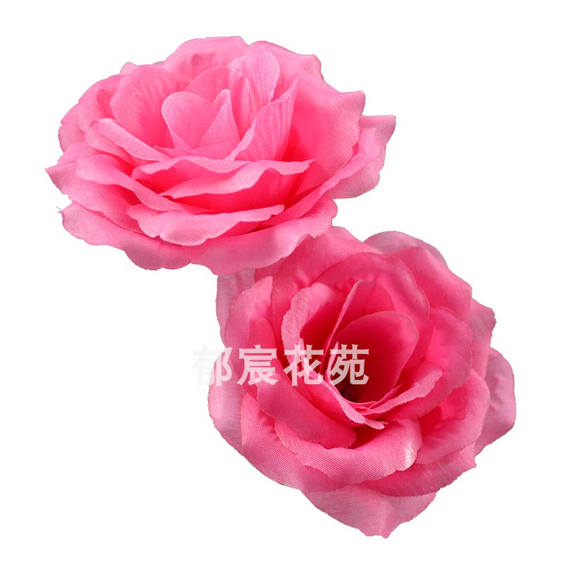 Искусственная золотая роза из шелка 10см для декора стены, свадебная арка, цветочный венок