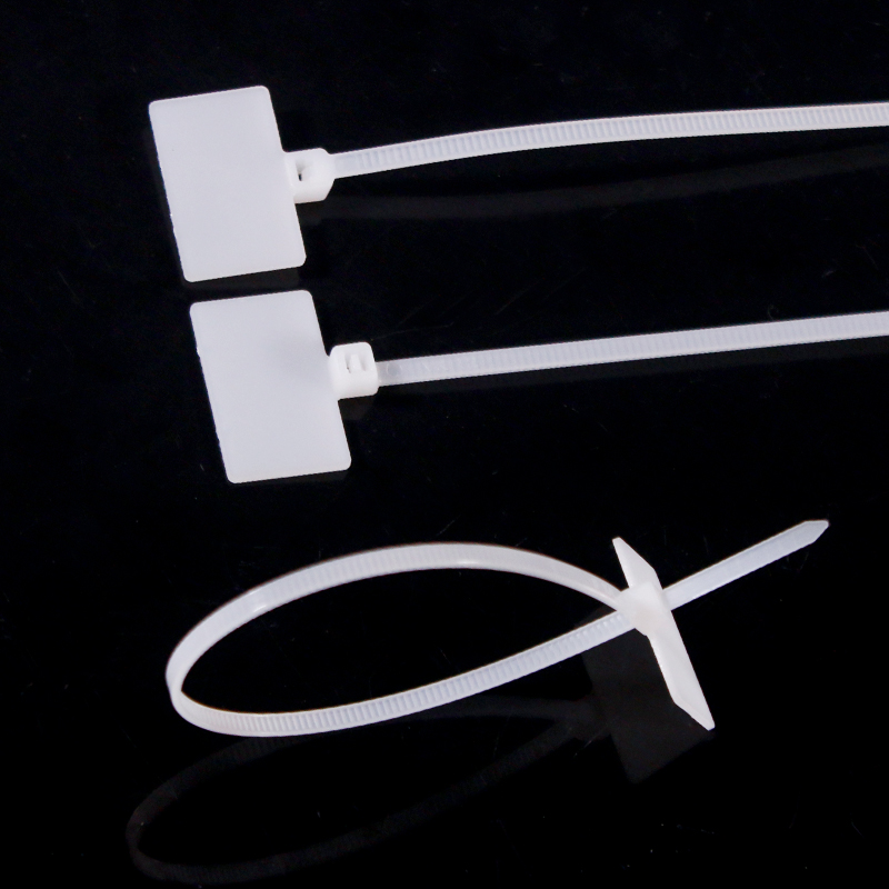 Нейлоновые кабельные стяжки с этикетками, пластиковые стяжки для связывания проводов, маркеры, крепежные клипсы, натяжители