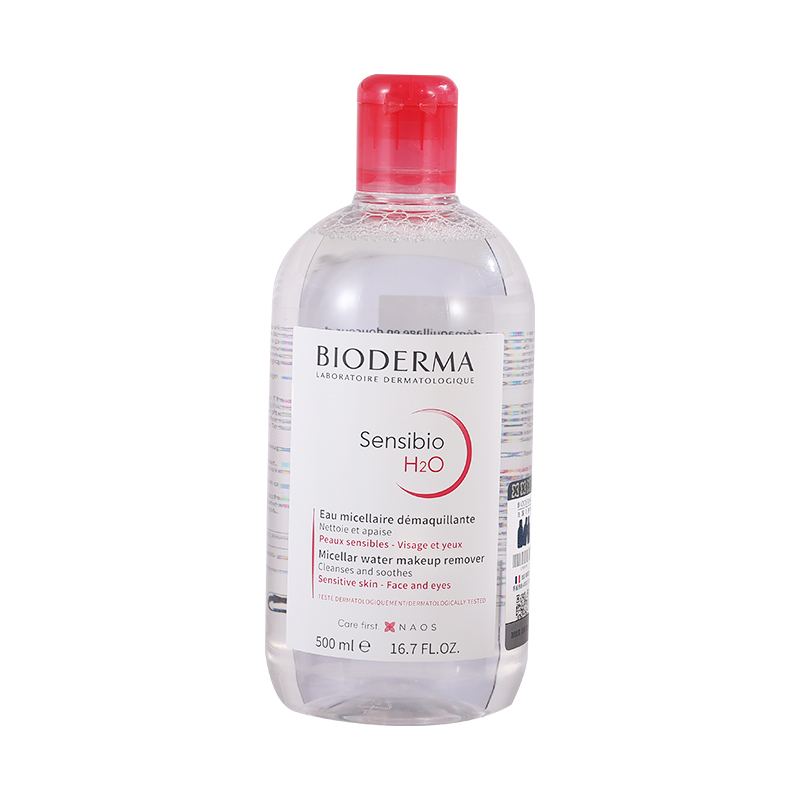 Bioderma贝德玛卸妆水女脸部温和深层清洁粉水眼唇脸三合一500ML