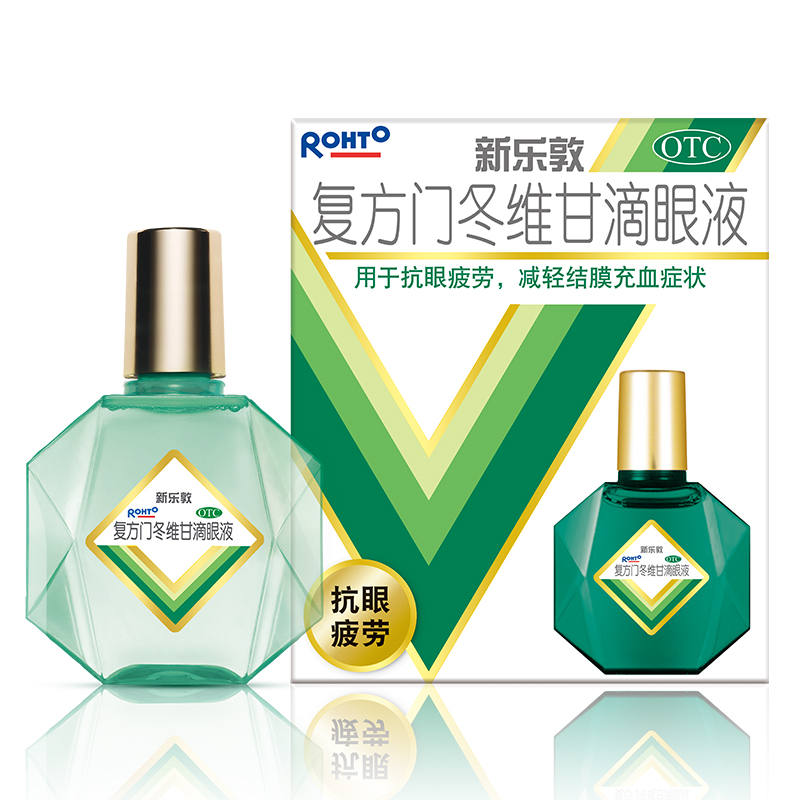 Капли для глаз Mentholatum New Rohto 13 мл - средство от усталости глаз