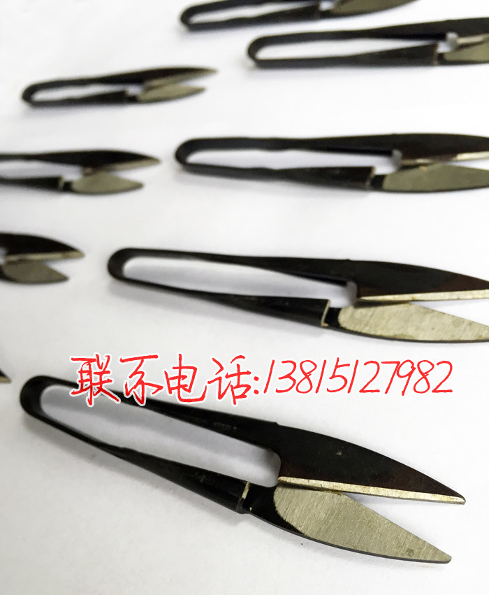 无锡三灵优质小剪刀高碳钢一体成型 棉纺纱剪 纺织用剪十字绣剪刀
