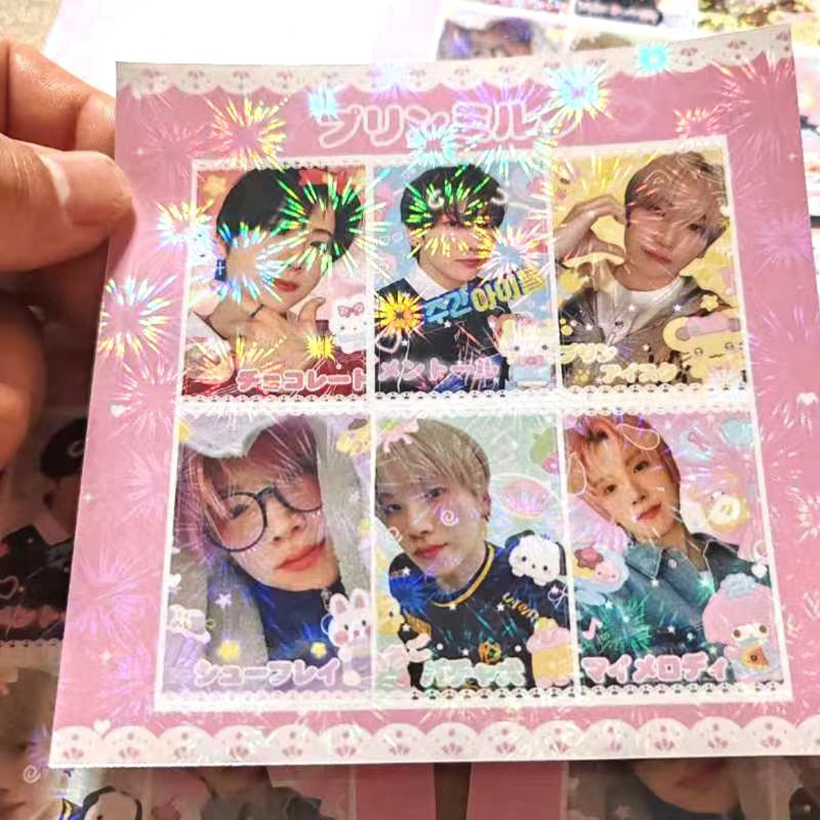 Индивидуальные фигурные наклейки с вырубкой, аниме, мультяшные самоклеящиеся печатные этикетки, мерч знаменитостей, изготовление по индивидуальному дизайну