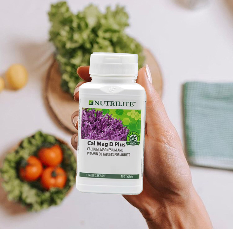 Кальций и магний Amway Nutrilite из США для подростков, беременных, взрослых и пожилых