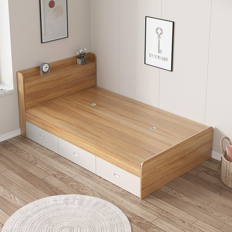 Детская односпальная кровать для малогабаритных квартир 1 м и 1,2 м с ящиками для хранения, просторная кровать для аренды