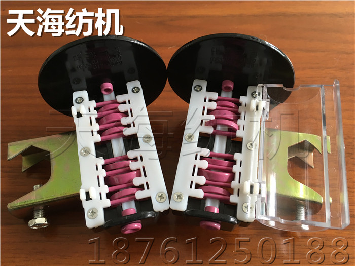 Прямые продажи от производителя натяжителя с шестью кольцами для длинных нитей с прецизионно шлифованным оксидом алюминия 99 керамического волокна для полиэфирных блестящих нитей с подвесным кольцом