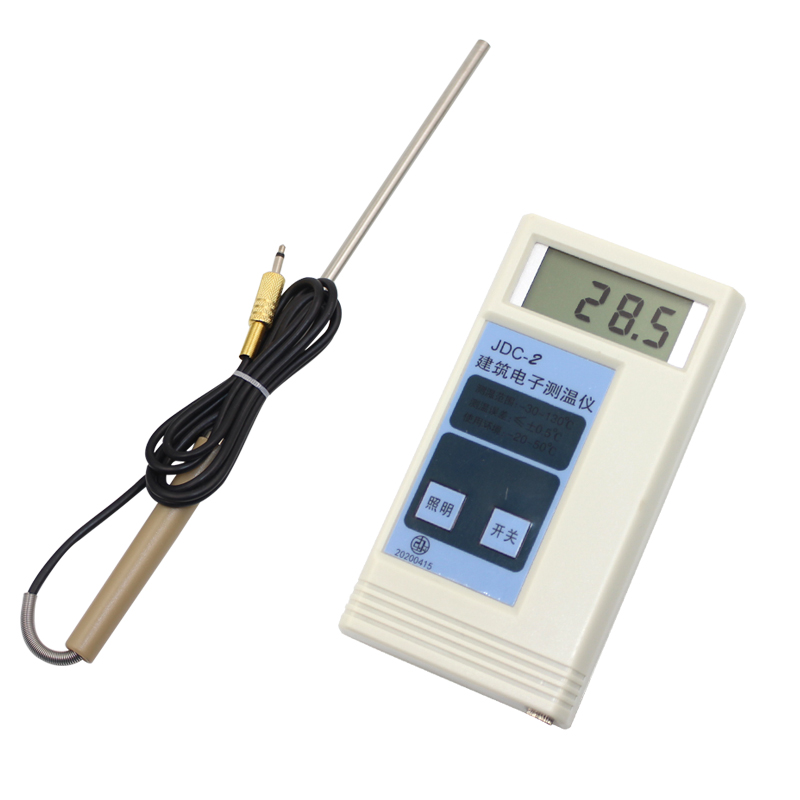 Электронный термометр JDC-2 для строительства с встроенным проводом, температурный датчик для цемента, термометр для бетонных конструкций большого объема с бесплатной доставкой