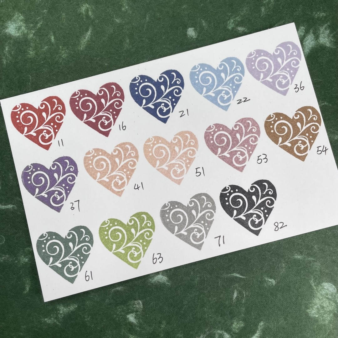 CQ铁盒复古红色黑色印台Classique进口手帐剪贴细节橡皮章DIY印泥