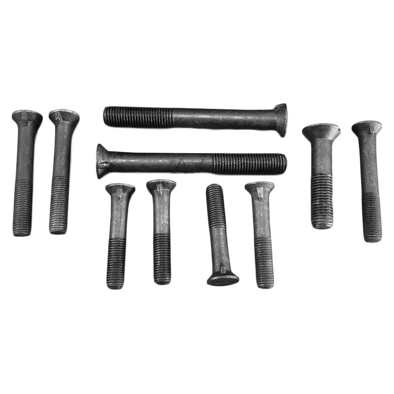 Головка болта с выступом и шипом для гильотинных ножниц, высокопрочный с плоской стопорной головкой, винт для лезвия ножниц и крокодиловых ножниц для резки металла