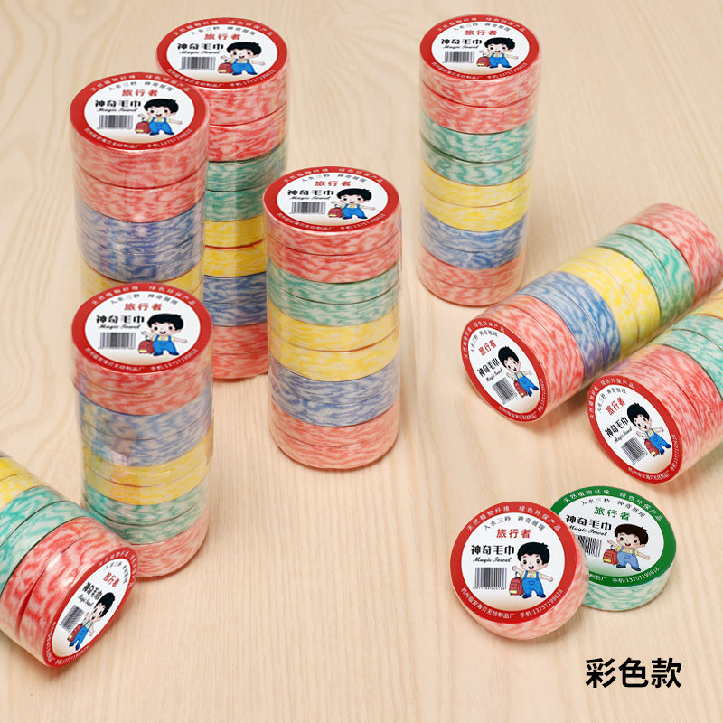 Одноразовое дорожное сжатое полотенце из хлопка, толстое, большое, из нетканого материала, портативное, для кафе и отелей