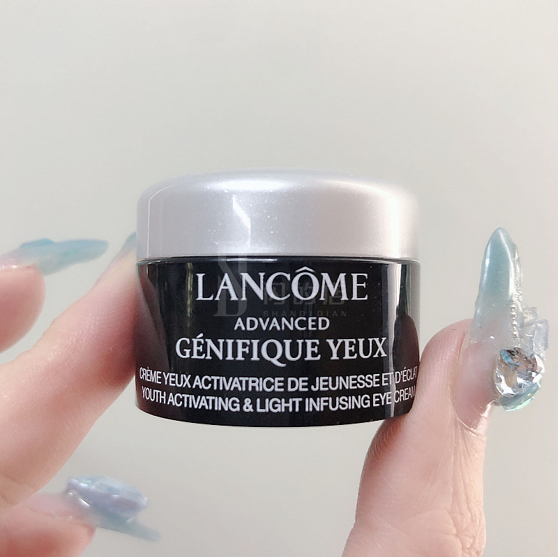 Крем для глаз Lancôme Advanced Génifique 5 мл 2026 года, маленькая черная бутылочка для темных кругов и мелких морщин, образец для внутреннего рынка