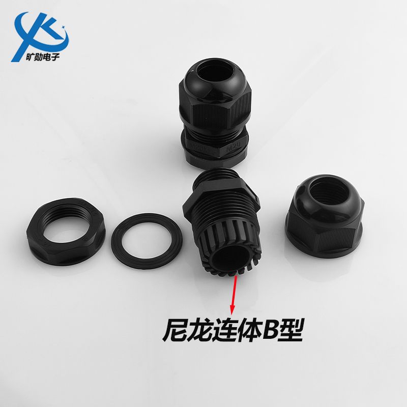 Влагозащищенный нейлоновый кабельный разъем из экологичного PA нейлона M25 M32 пластиковый ввод с классом защиты IP68