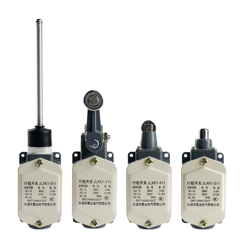JLXK1-111行程开关JLXK1-411铝壳限位开关311带螺纹微动511限位器