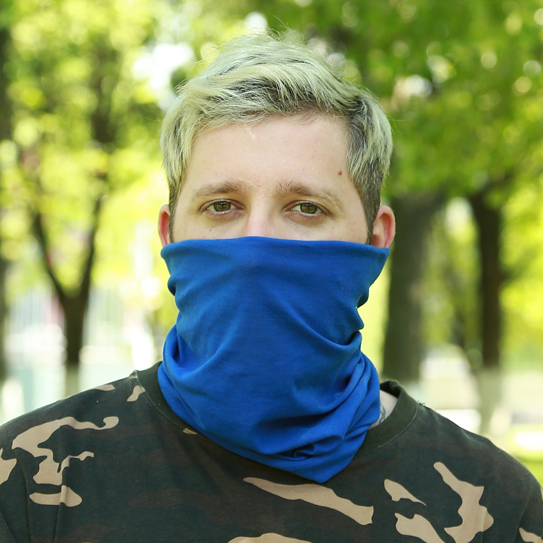 Мужская однотонная многофункциональная бандана быстросохнущая спортивная маска для лица для активного отдыха и езды на велосипеде