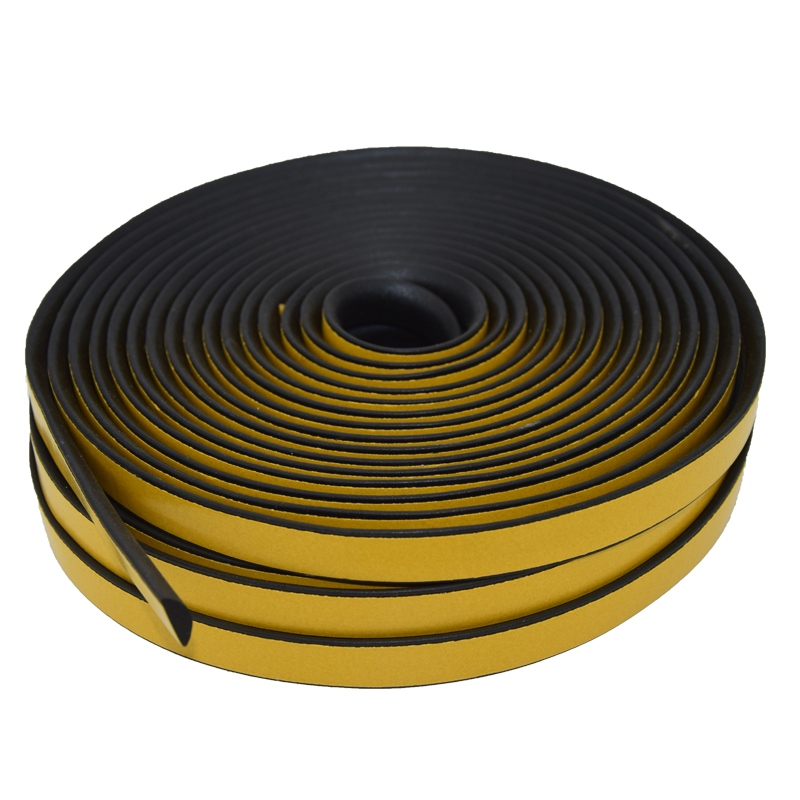 Кастомные уплотнительные полосы из EPDM для распределительных коробок и шкафов, пористая резина из этилен-пропилен-каучука, полукруглая самоклеящаяся лента