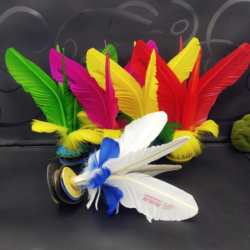 Спортивный волан бренда Haopeng для соревнований, с материалами снежной совы и огненного пера, прочный и устойчивый к ударам, перья курицы, фитнес волан