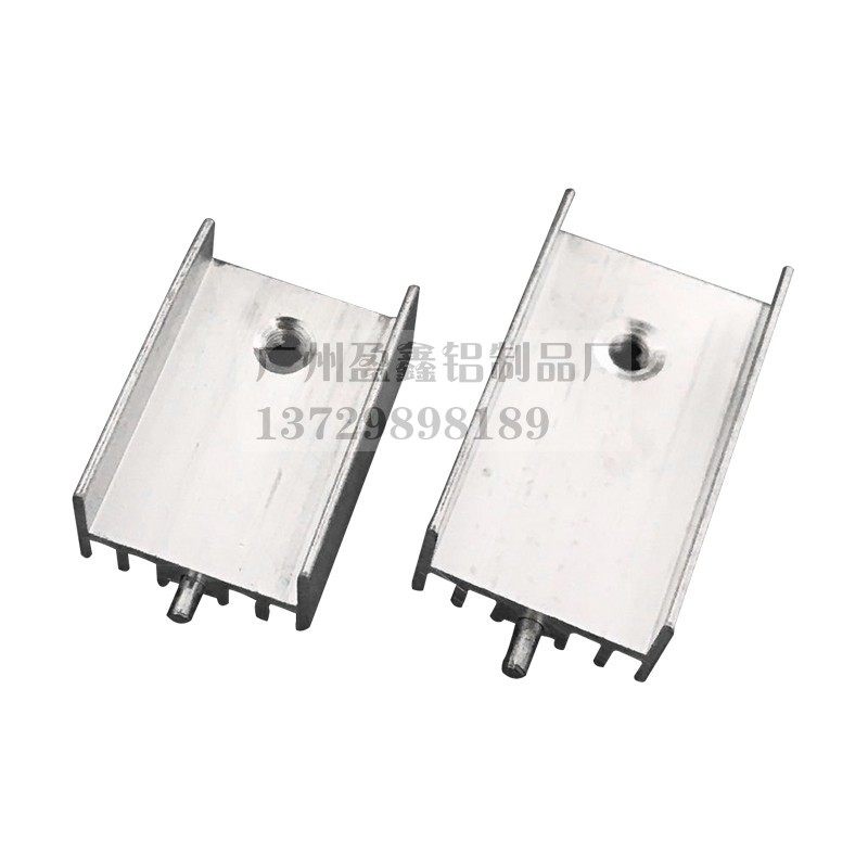 Алюминиевый профиль 25*8*20 двухштыревой теплоотводной алюминиевый блок с штырями LED радиатор теплоотвод электронный охладитель