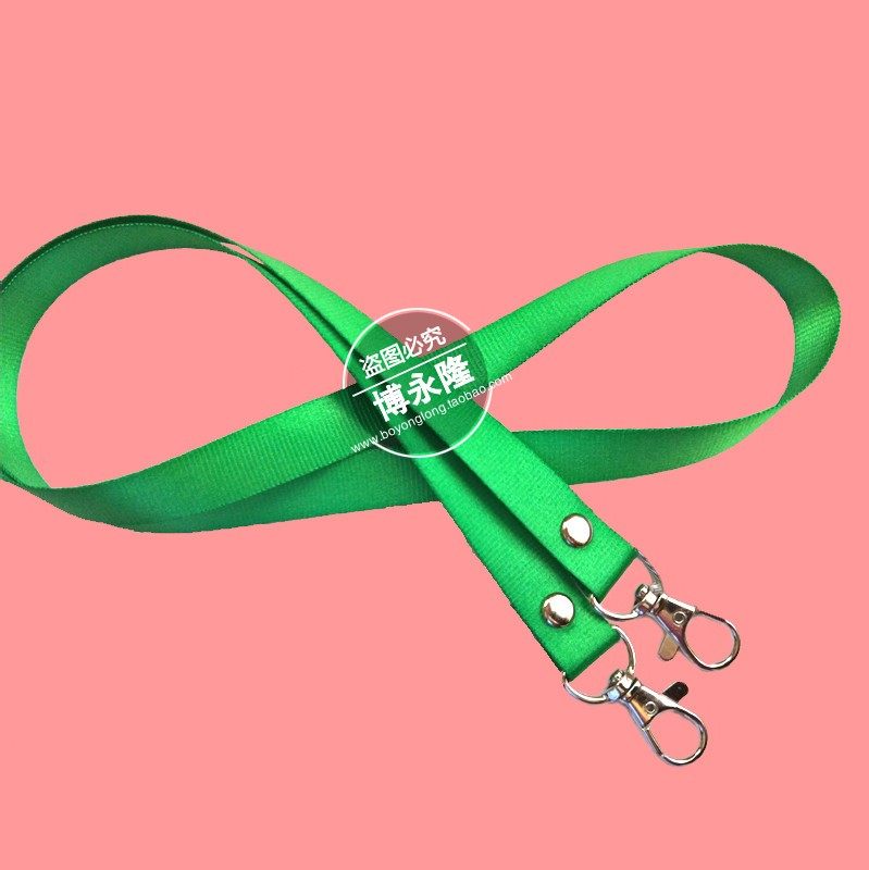 Шнурок для бейджа 1.5CM с двойным крючком и двойной пряжкой, рабочий ремешок, салонный бейдж с возможностью нанесения логотипа