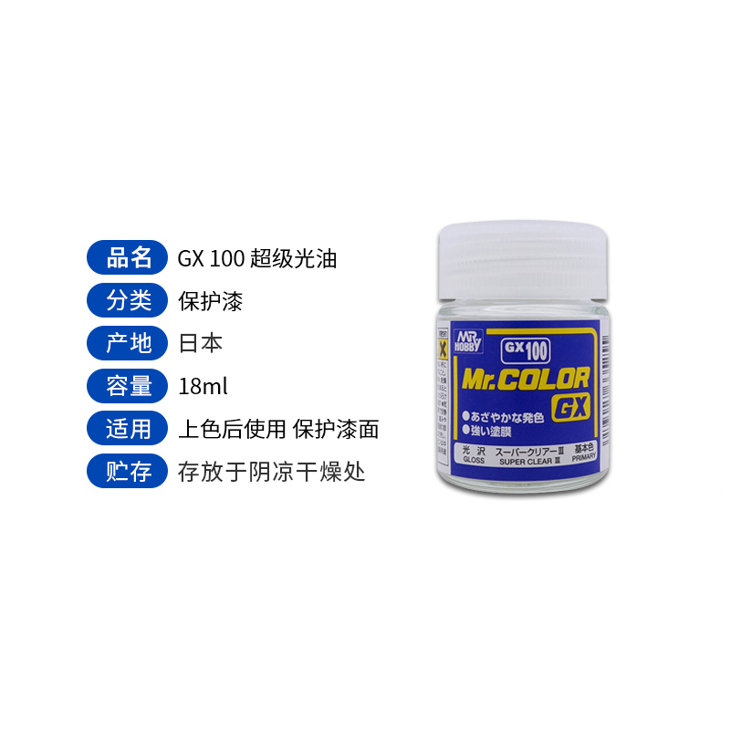 Защитный лак Gunze супер лак матовый и полуматовый для макияжа BJD GX100/113/114/GH101