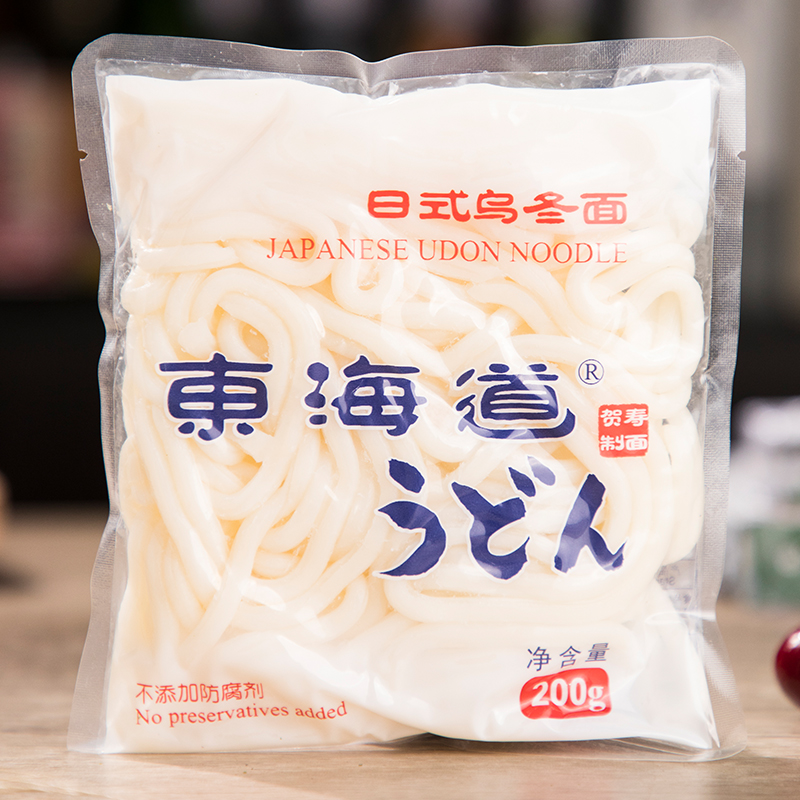 [5 пакетов с бесплатной доставкой] Удон Токайдо полусухая и влажная лапша 200 г, низкокалорийная японская лапша для холодных и быстрого приготовления блюд