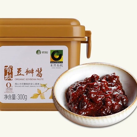 Органический соус из ферментированных бобов Шаньдун Хэ Жань 300 г / соевый соус для тушения мяса и овощей