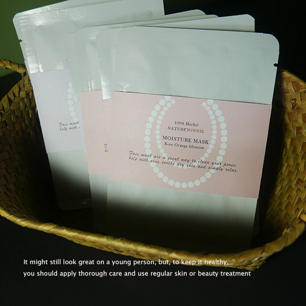 Питательная маска для кожи с экстрактом розы и апельсинового цвета