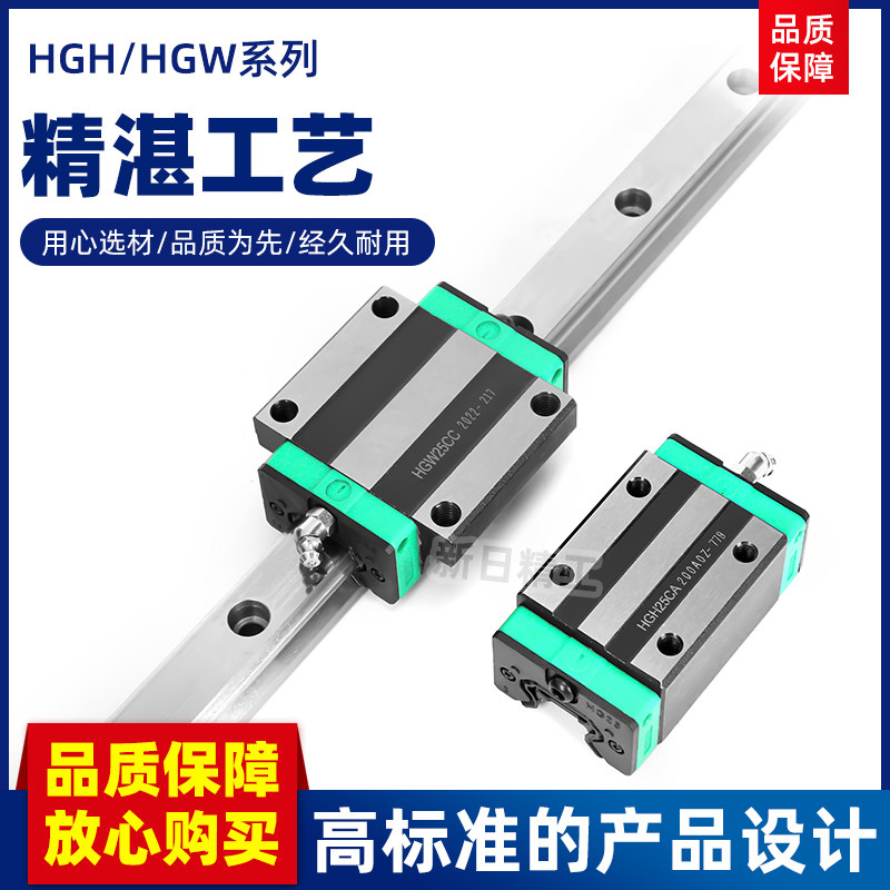 Отечественный линейный направляющий блок Hiwin HGH/HGW15/20/25/30/35CA45 квадратная направляющая