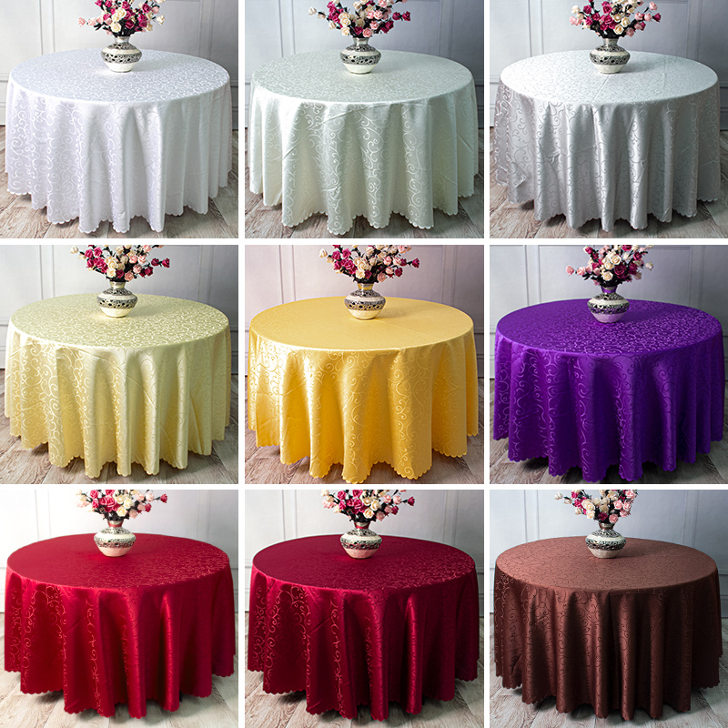 Скатерть для гостиниц, банкетные столы, домашняя ткань для чайных столиков, европейский стиль, квадратные и большие круглые скатерти для обеденного стола