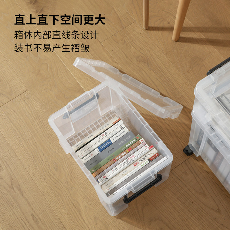 Японский прозрачный пластиковый контейнер для хранения Tenma Lox большого размера для дома и автомобиля