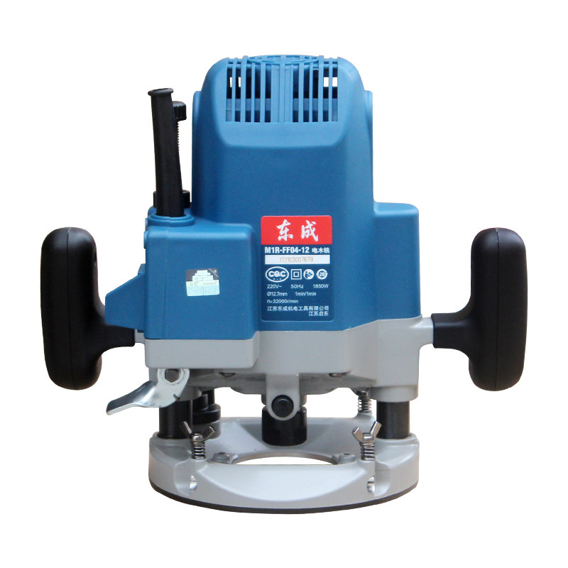 Dongcheng Electric Wood Milling Carving Machine Large Router Carving and Slotting Machine with Reversible Tenon Hole Function for Woodworking