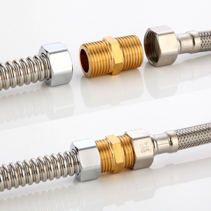 Прямое соединение водопроводной трубы с внешней резьбой из толстого меди, 4分, 6分, 1 дюйм, двойная внешняя резьба, удлинительный разъем