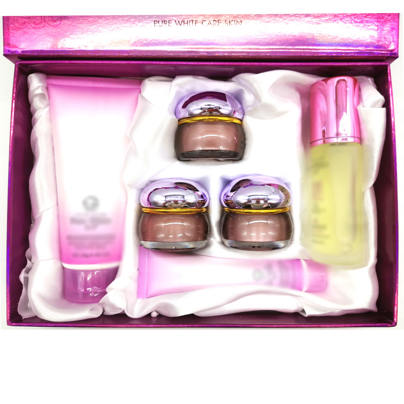 Набор из пяти предметов Jiaoling четыре в одном: дневной и ночной крем, жемчужная мазь, эссенция, увлажняющие косметические средства