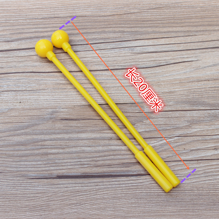 Детский игровой молоток для музыкальных инструментов Орфф, деревянный с круглой головкой, молоток для барабана и гонга