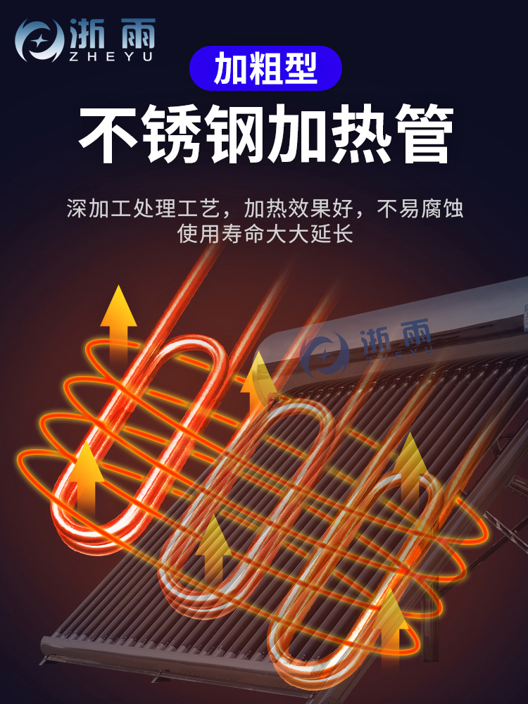 Комплектующие для солнечного нагревательного стержня бойлера, электрический нагревательный стержень, вспомогательный электрический нагреватель, защита от сухого нагрева