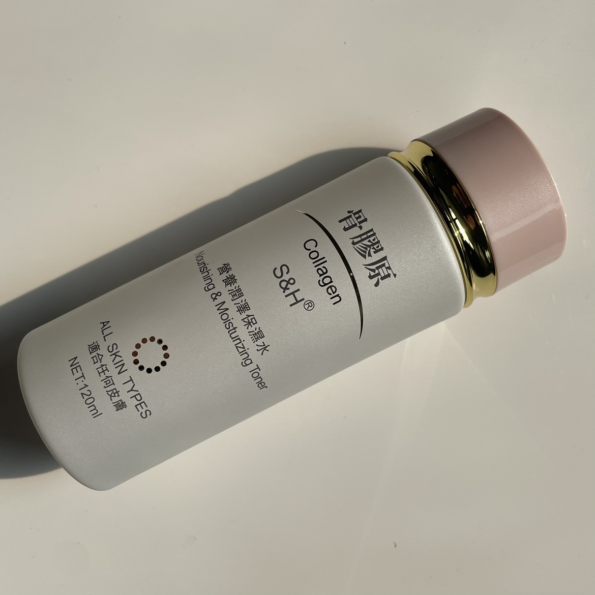 Увлажняющий тоник с костным коллагеном S&H Гонконг 100% питательный 120 мл – увлажнение, смягчение и лифтинг кожи