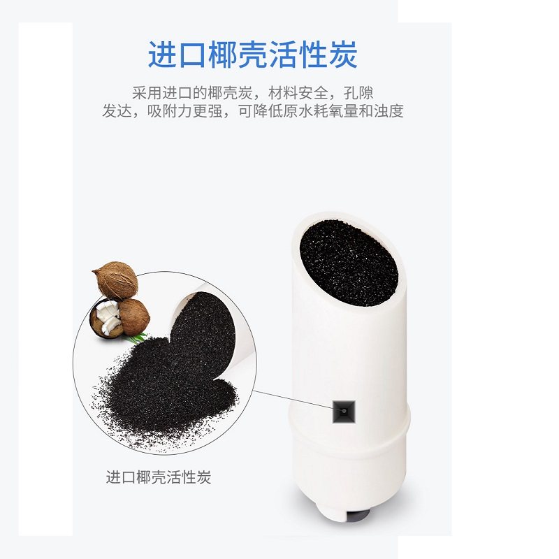 Фильтр-кувшин с гранулированным активированным углем корейского образца Jingjian с кокосовой скорлупой и быстрым соединением, фильтр UDF для очищателя воды