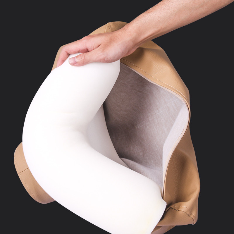 Подушка для косметологического кресла с цилиндрической латексной губкой и медленным возвратом, прямоугольная подушка для поддержки шеи