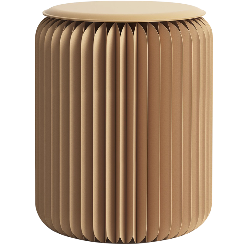 Складной стул 'Восемнадцать Бумажных' круглый стул, креативный, модный, портативный маленький стул, скандинавский, рождественский, для дома, функциональная креативная мебель