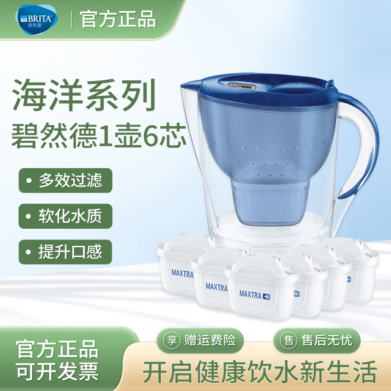 Germany Brita Water Filter Pitcher M3.5L with Filter Cartridge Home Water Purifier