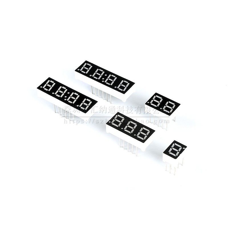 Цифровая трубка 0.28 0.36 0.4 0.5 0.56 дюйма 1/2/3/4-разрядная красная с высокой яркостью, с общим катодом и общим анодом