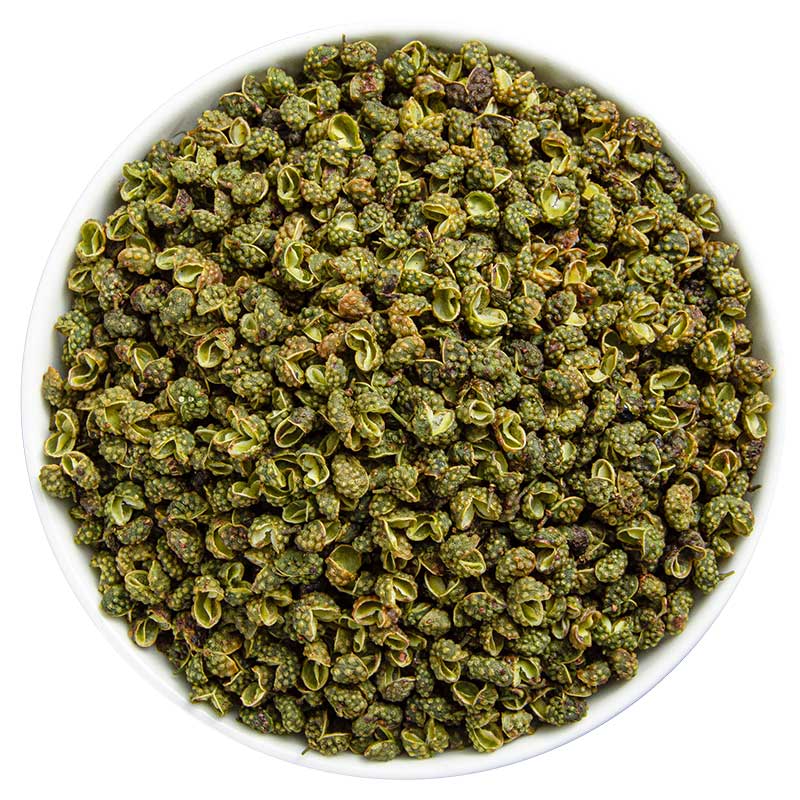 Зеленый сычуаньский перец Цзиньян свежий, специальный сухой перец из Сычуани, съедобный зеленый острый перец 250г